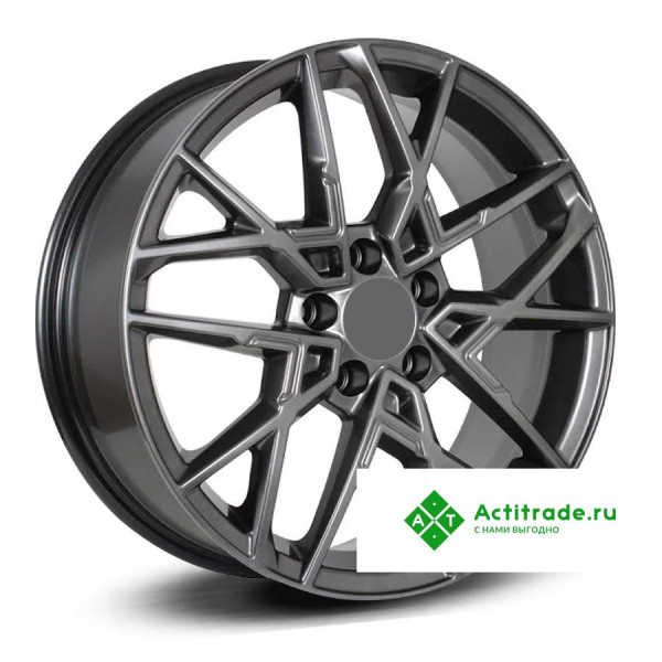 КиК Вудроф R18/7J PCD 5x114,3 ET 45 ЦО 60,1 темно - серый глянцевый
