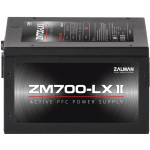 Блок питания Zalman ZM700-LXII 700W (ATX, 700Вт, 20+4 pin, ATX12V 2.31, 1 вентилятор)
