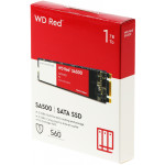 Жесткий диск SSD 1Тб Western Digital Red (2280, 560/530 Мб/с, 85000 IOPS, SATA 3Гбит/с, для ноутбука и настольного компьютера)