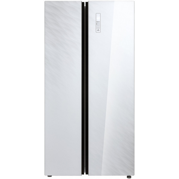 Холодильник Korting KNFS 91797 GW (No Frost, A+, 2-камерный, Side by Side, объем 587:339/248л, инверторный компрессор, 89,5x178,8x74,5см, белый)