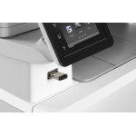 МФУ HP Color LaserJet Pro M283fdw (лазерная, цветная, A4, 256Мб, 21стр/м, 600x600dpi, авт.дуплекс, 40'000стр в мес, RJ-45, USB, Wi-Fi)