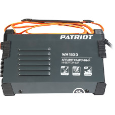 Сварочный аппарат Patriot WM180D (140-240В, инвертор, ММА, 20-180A, 7,8кВт) [605302018]