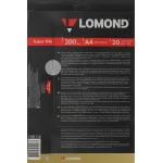 Фотобумага Lomond 1101112 (A4, 200г/м2, для струйной печати, односторонняя, высокоглянцевая, 20л)