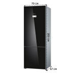 Холодильник Bosch KGN49LB30U (No Frost, A+, 2-камерный, объем 435:330/108л, 700x2 030x670см, чёрный)