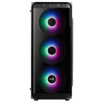 Корпус Aerocool SI-5200 Frost Black (Midi-Tower, 3xUSB3.0, 3x120мм)