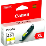 Картридж Canon CLI-451XLY (желтый; 695стр; 11мл; Pixma iP7240, MG6340, MG5440)