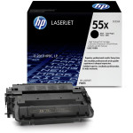 Картридж HP 55X (черный; 12500стр; LJ P3015)