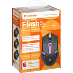 Мышь DEFENDER Flash MB-600L Black USB (1200dpi)