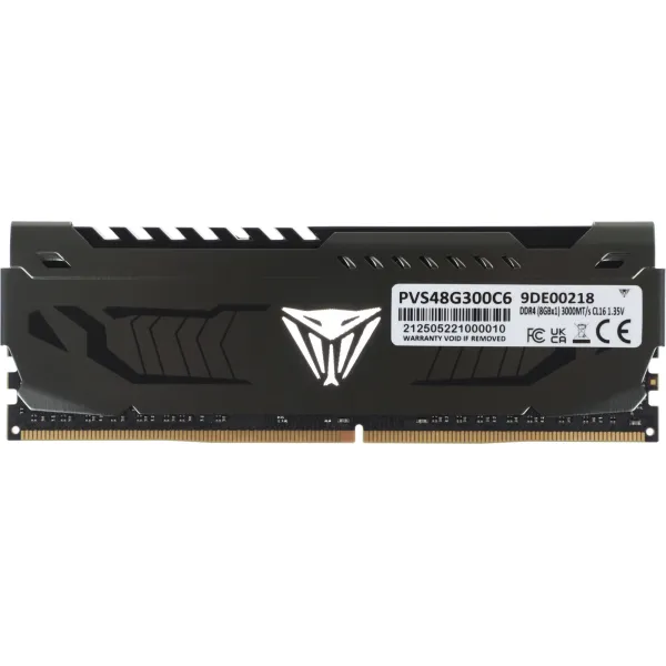 Память DIMM DDR4 8Гб 3000МГц Patriot Memory (24000Мб/с, CL16, 288-pin, 1.25 В)