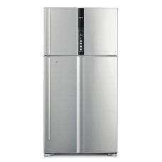 Холодильник Hitachi R-V720PUC1 BSL (No Frost, A++, 2-камерный, объем 600:444/156л, инверторный компрессор, 91x183.5x77.1см, серебристый бриллиант) [V720PUC1BSL]