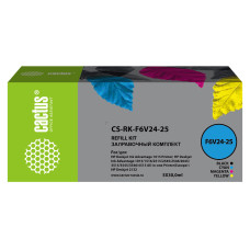 Заправочный набор Cactus CS-RK-F6V24-25 (многоцветный; 30мл; DJ Ink Adv 1115, 2135, 3635, 3835, 4535)