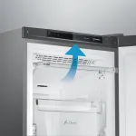 Холодильник Hotpoint-Ariston HFTS 640 X (No Frost, A+, 2-камерный, Side by Side, инверторный компрессор, 91x179x75см, нержавеющая сталь)