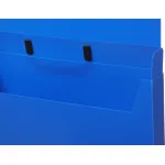 Портфель Бюрократ BPP01BLUE (A4, отделений 1, пластик, толщина пластика 0,7мм, синий)