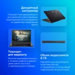 Игровой ноутбук Acer Nitro V 15 ANV15-51-5637 (Intel Core i5 13420H 2.1 ГГц/16 ГБ DDR5 5200 МГц/15.6