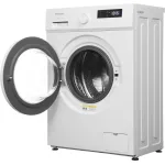 Стиральная машина Hyundai WME6004(фронтальная узкая, класс стирки/отжима/э.потребления: A/C/A+++ , макс: 6кг, 1000 об/мин, инвертер, защита: частичная, 59.5x85x39см, белый)