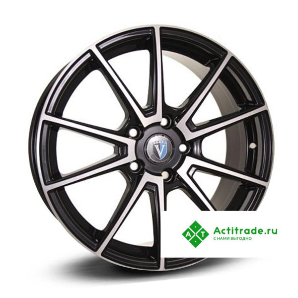 Venti 1704 R17/7J PCD 5x114,3 ET 45 ЦО 67,1 черный с полированной лицевой поверхностью