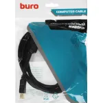 Кабель аудио-видео Buro (прямой HDMI (m), прямой HDMI (m), HDM: ver 1.4, 1,8м)
