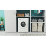 Стиральная машина Indesit BWSB 61051 WWV(класс: A, средняя 59.5x85x42.5см, фронтальная, макс:6кг, 1000об/мин, белый)