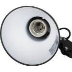 Настольная лампа Ultraflash UF-312P С02(лампа накаливания, от сети, 60Вт, на струбцине, черный)