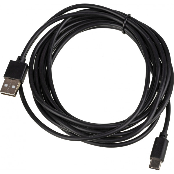 Кабель (USB Type-C (m), USB A(m), 3м, 2,4A)