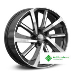 КиК ZV Lifan X70 КС1062 R17/6.5J PCD 5x114,3 ET 35 ЦО 67,1 черный с полированной лицевой поверхностью