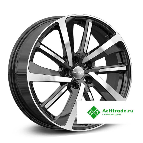 КиК ZV Lifan X70 КС1062 R17/6.5J PCD 5x114,3 ET 35 ЦО 67,1 черный с полированной лицевой поверхностью
