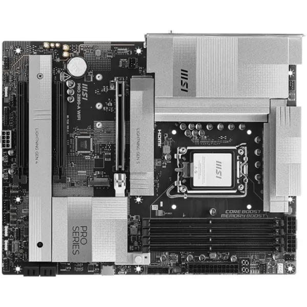 Материнская плата MSI PRO Z890-A WIFI (Socket-1851, xDDR4 DIMM, ATX, RAID SATA: 0,1,10,5)