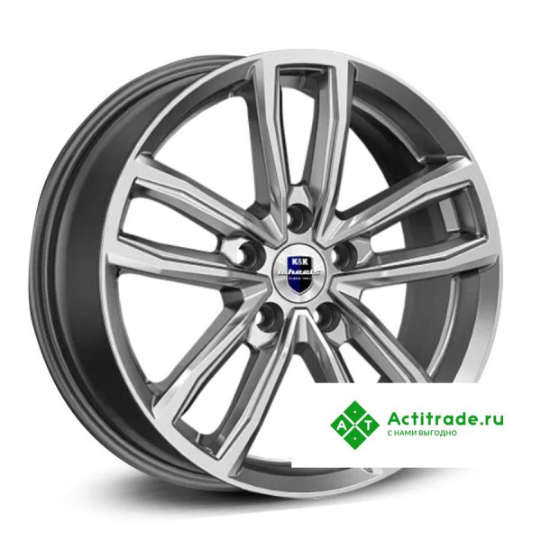 КиК Каланг R17/6.5J PCD 5x114,3 ET 37 ЦО 66,6 антрацитовый