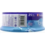 Диск CD-R Verbatim (0.68359375Гб, 52x, cake box, 25)
