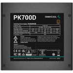 Блок питания DeepCool PK700D (ATX, 700Вт, ATX12V 2.4, BRONZE)