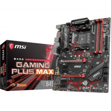 Материнская плата MSI B450 GAMING PLUS MAX (AM4, AMD B450, 4xDDR4 DIMM, ATX, RAID SATA: 0,1,10) [B450 GAMING PLUS MAX]
