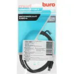 Кабель Buro (USB Type-C (m), USB Type-C (m), 1м, 3A)