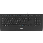 Клавиатура Logitech Corded Keyboard K280e Black USB (классическая мембранные, 104кл)