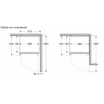 Холодильник Bosch KGP86FIC0N (No Frost, C, 2-камерный, объем 624:422/202л, инверторный компрессор, нержавеющая сталь)