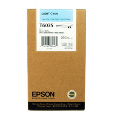 Чернильный картридж Epson C13T603500 (светло-голубой; 220стр; 220мл; St Pro 7880, 9880)