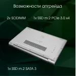 Ноутбук Digma Pro Breve (AMD Ryzen 7 7730U 2 Ггц/16 ГБ DDR4 3200 МГц/15.6