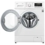 Стиральная машина LG F1296CDS0X(фронтальная средняя, класс стирки/отжима/э.потребления: A/B/B , макс: 6кг, с сушкой, 1200 об/мин, инвертер, 60x85x44см, белый)