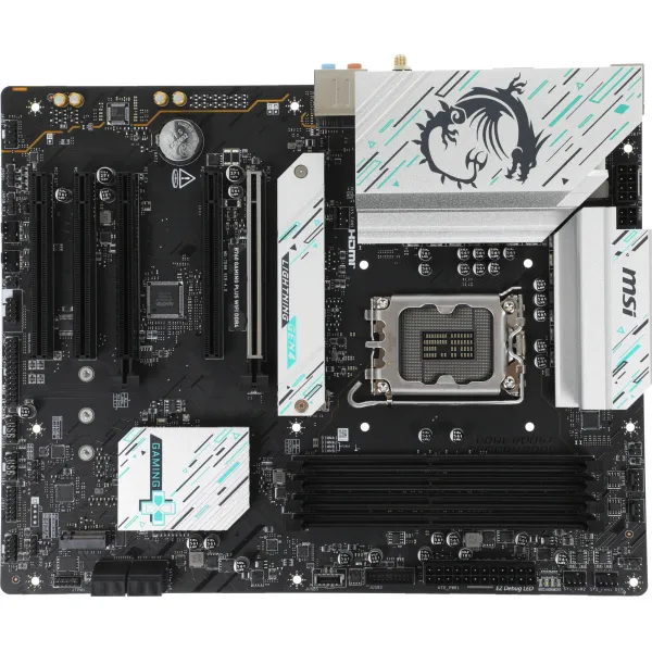 Материнская плата MSI B760 GAMING PLUS WIFI DDR4 (SocketLGA1700, 4xDDR4, ATX, RAID SATA: 0,1,15,5)