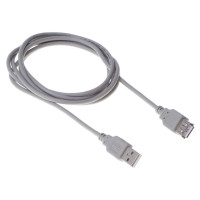 Кабель USB2.0 Buro (USB A(m), USB A(f), 3м)