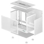 Корпус DeepCool CH160 White (Mini-Tower)