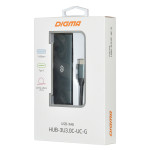 Разветвитель USB DIGMA HUB-3U3.0С-UC-G