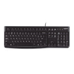 Клавиатура Logitech Keyboard K120 Black USB (классическая мембранные, 104кл)