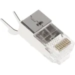 Коннектор Hyperline PLUG-8P8C-UV-C6-TW-SH-10