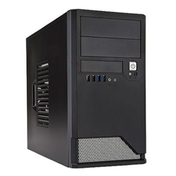 Корпус IN WIN EMR048 450W Black (Mini-Tower, 450Вт, 4xUSB3.0)