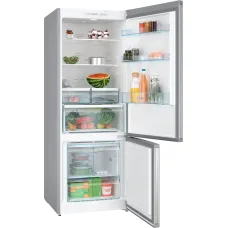 Холодильник Bosch KGN55VL21U (No Frost, A+, 2-камерный, объем 619:400/105л, инверторный компрессор, 700x1 860x800см, серебристый) [KGN55VL21U]