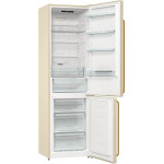 Холодильник Gorenje NRK 620 2CLI (No Frost, A++, 2-камерный, объем 353:243/110л, 60x200x59,2см, бежевый)