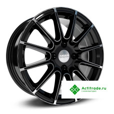 Скад Le Mans R17/7.5J PCD 5x108 ET 40 ЦО 65,1 черный с полированной лицевой поверхностью [1950305]