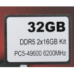 Память DIMM DDR5 2x16Гб 6200МГц Patriot Memory (49600Мб/с, CL40, 288-pin, 1.35 В)