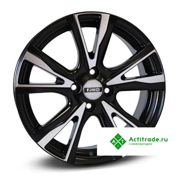 Neo 574 R15/6J PCD 4x98 ET 35 ЦО 58,6 черный с полированной лицевой поверхностью