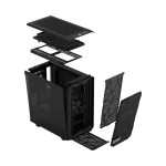 Корпус Fractal Design Meshify 2 Mini Black TG dark tint (Mini-Tower, 1x120мм)